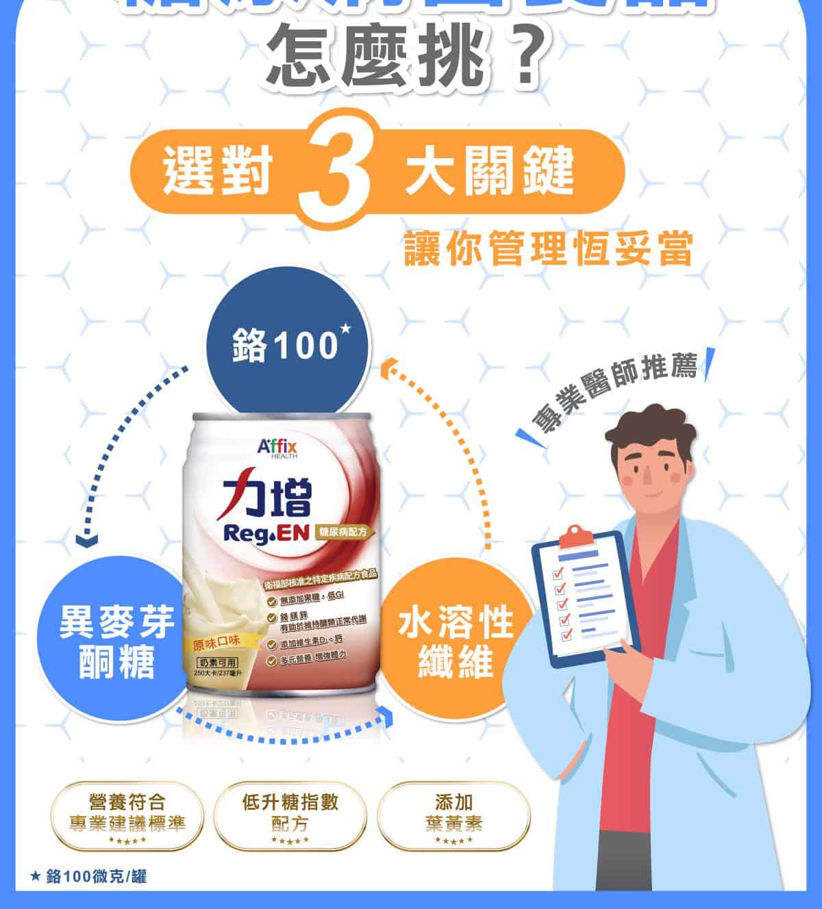 糖尿病飲食怎麼吃？營養品助調理生理機能、顧健康，挑選必看3關鍵